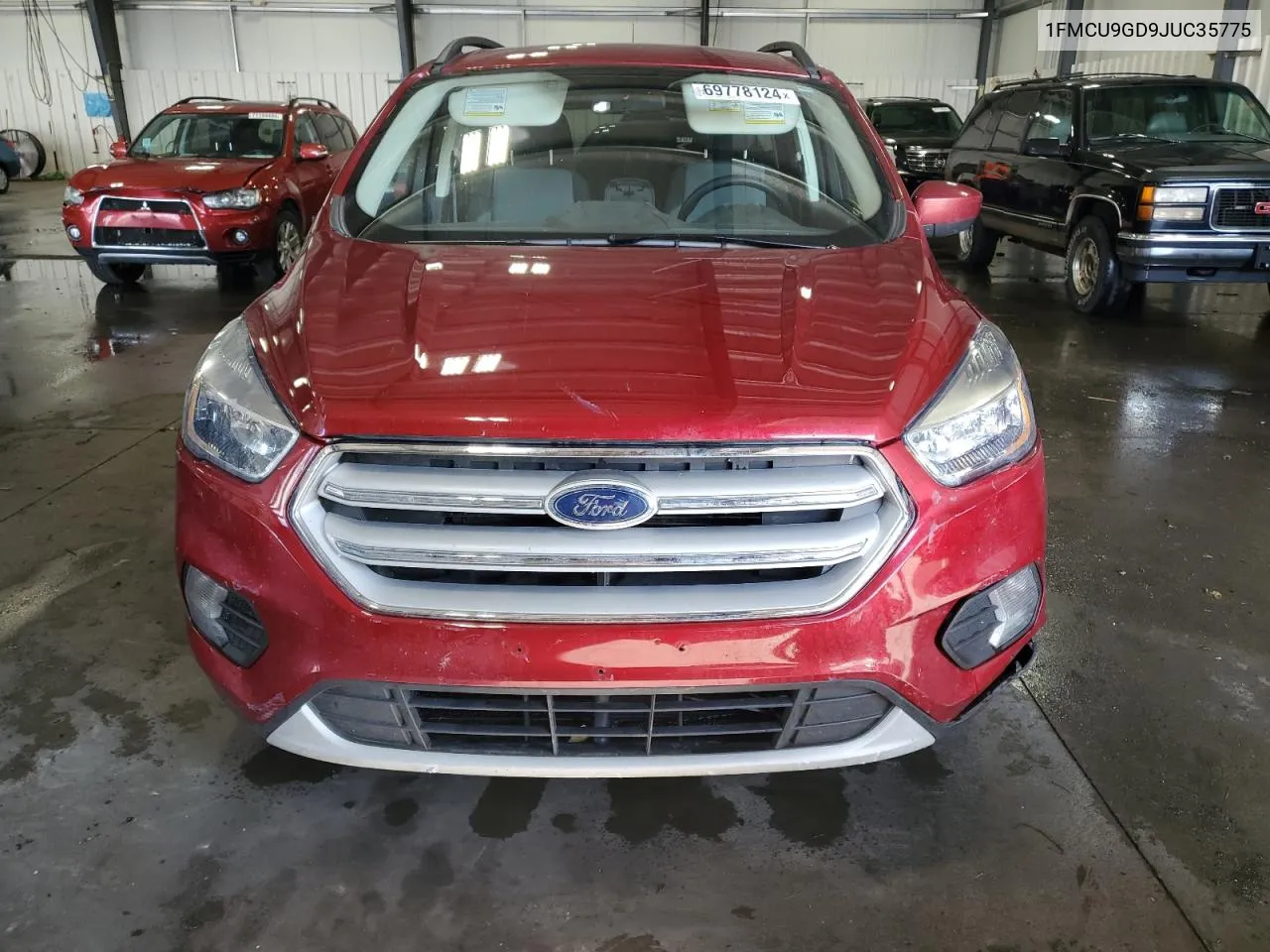 2018 Ford Escape Se VIN: 1FMCU9GD9JUC35775 Lot: 69778124