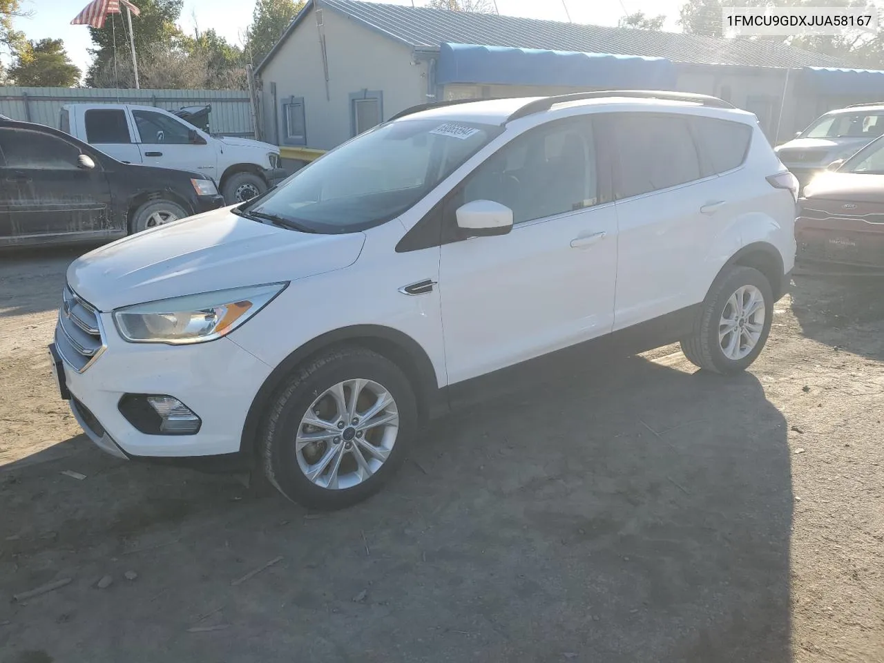 2018 Ford Escape Se VIN: 1FMCU9GDXJUA58167 Lot: 69865594