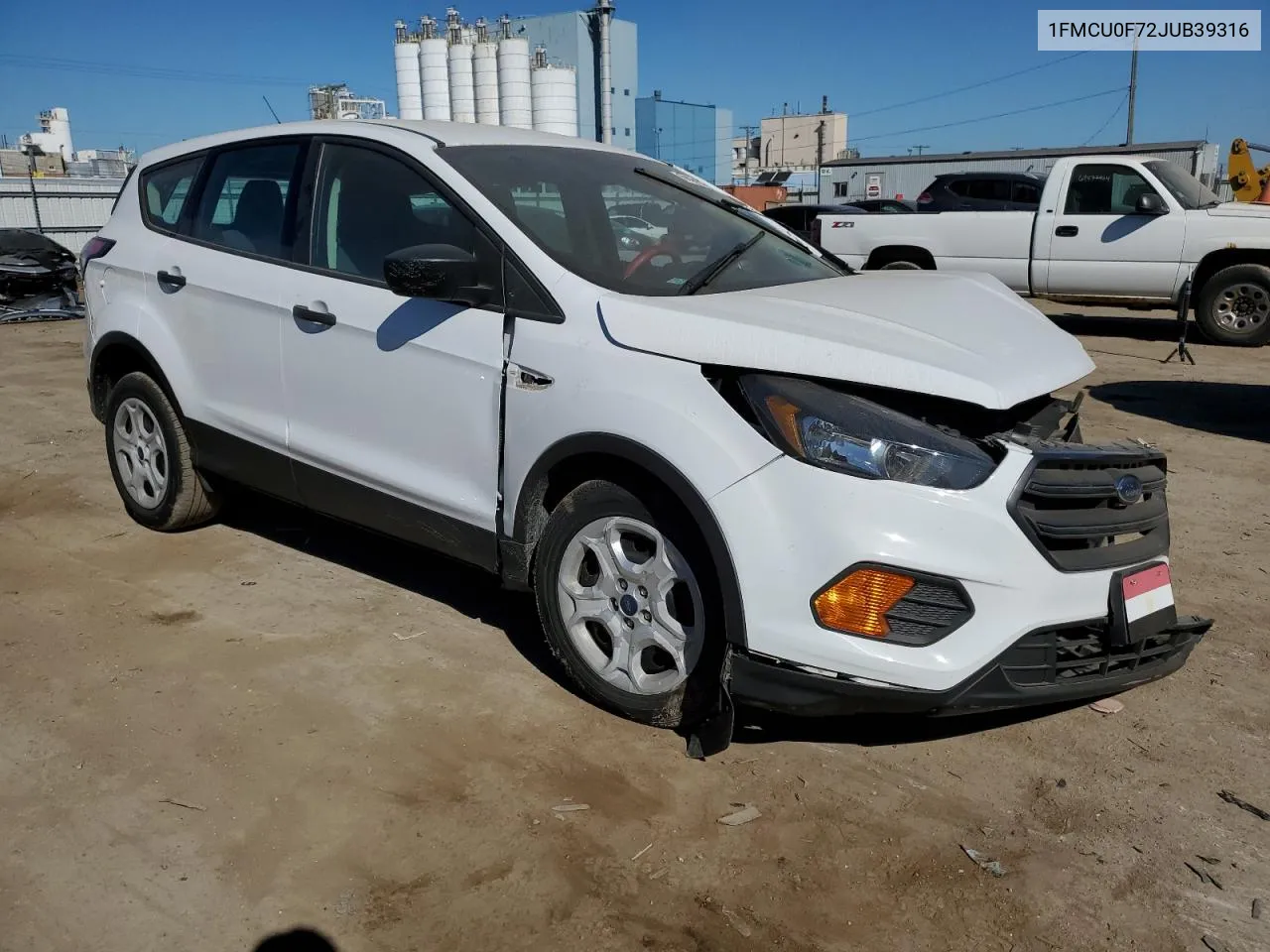 2018 Ford Escape S VIN: 1FMCU0F72JUB39316 Lot: 69950674