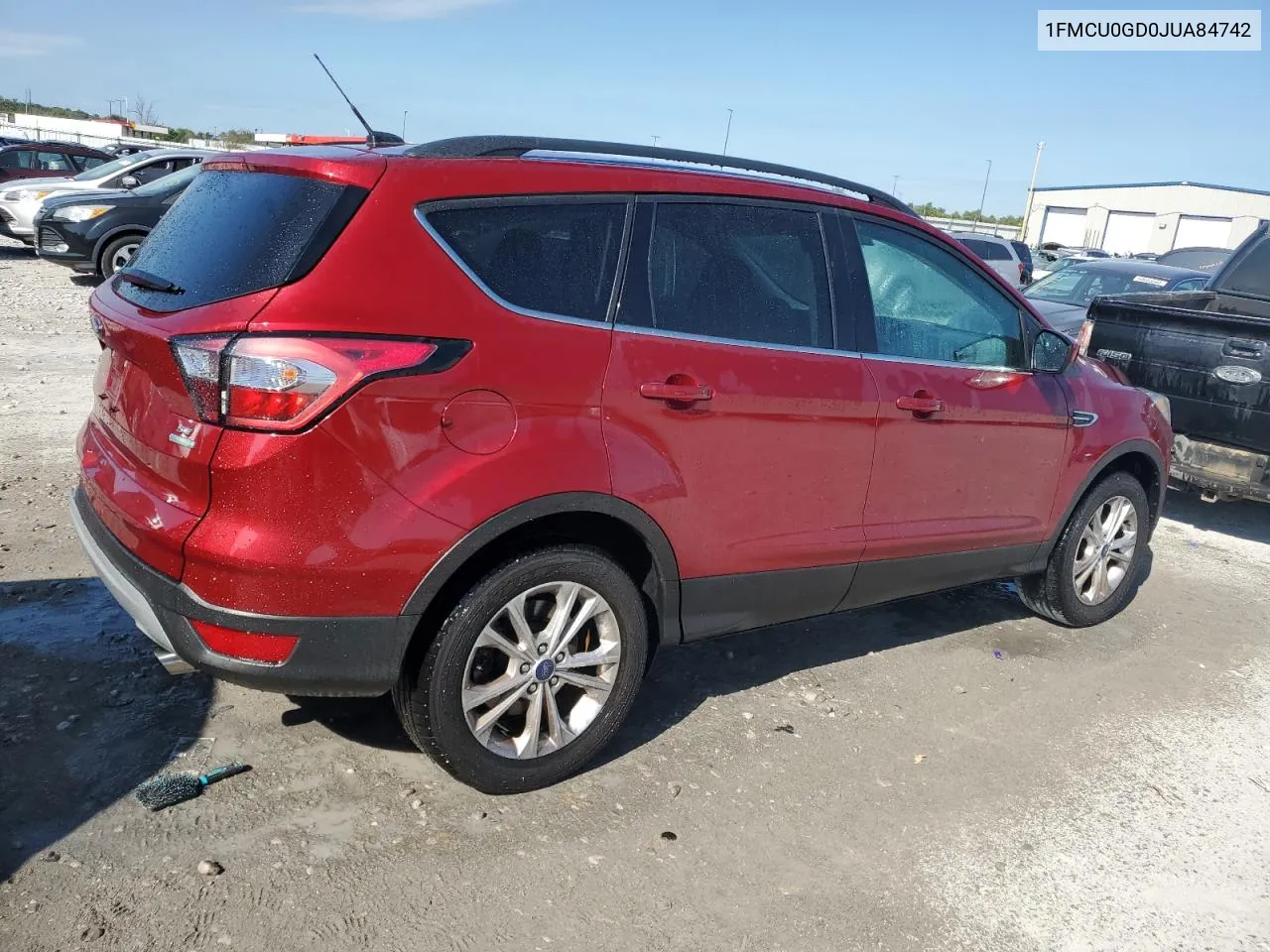 2018 Ford Escape Se VIN: 1FMCU0GD0JUA84742 Lot: 69989314