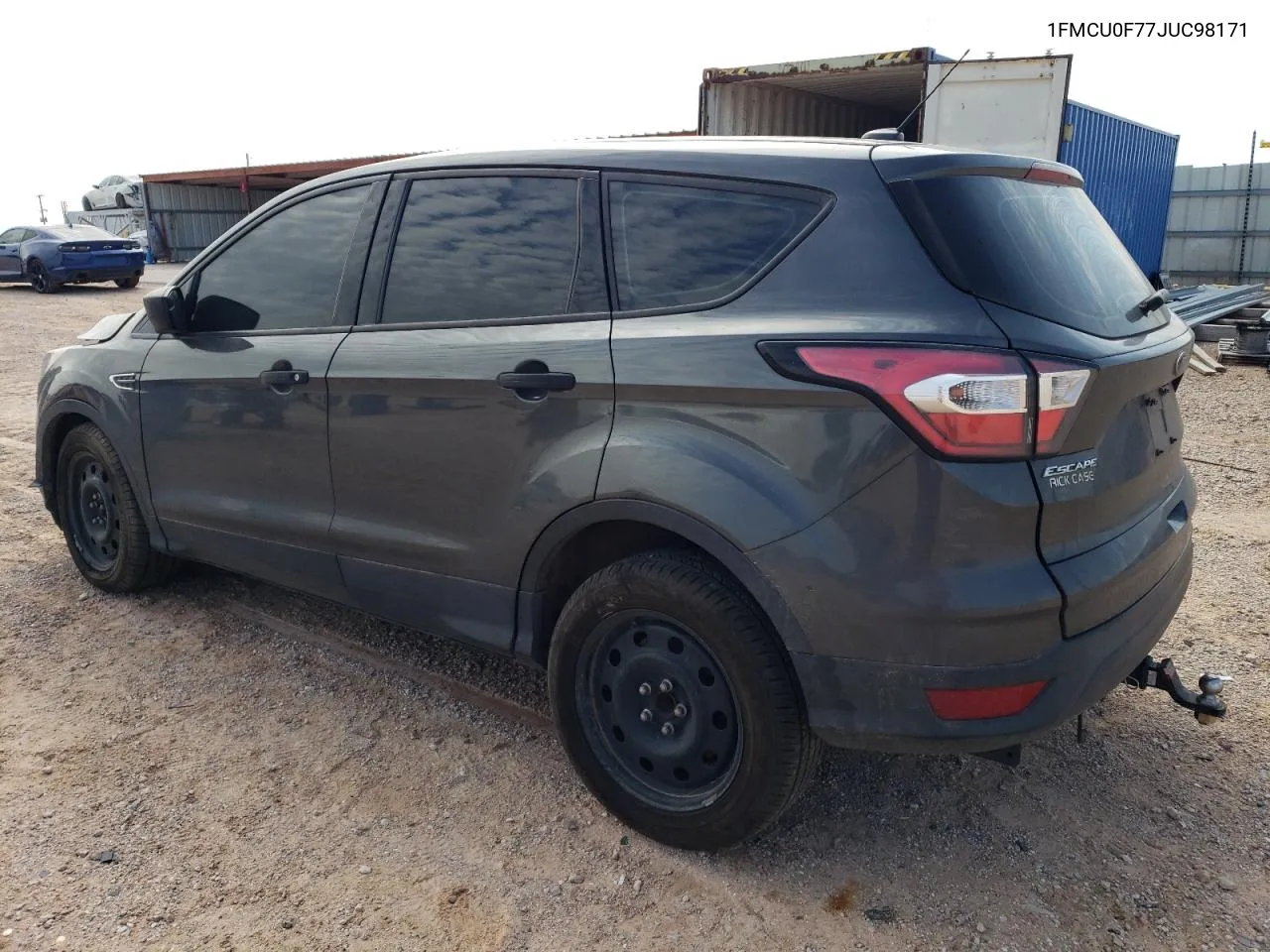 2018 Ford Escape S VIN: 1FMCU0F77JUC98171 Lot: 70142274