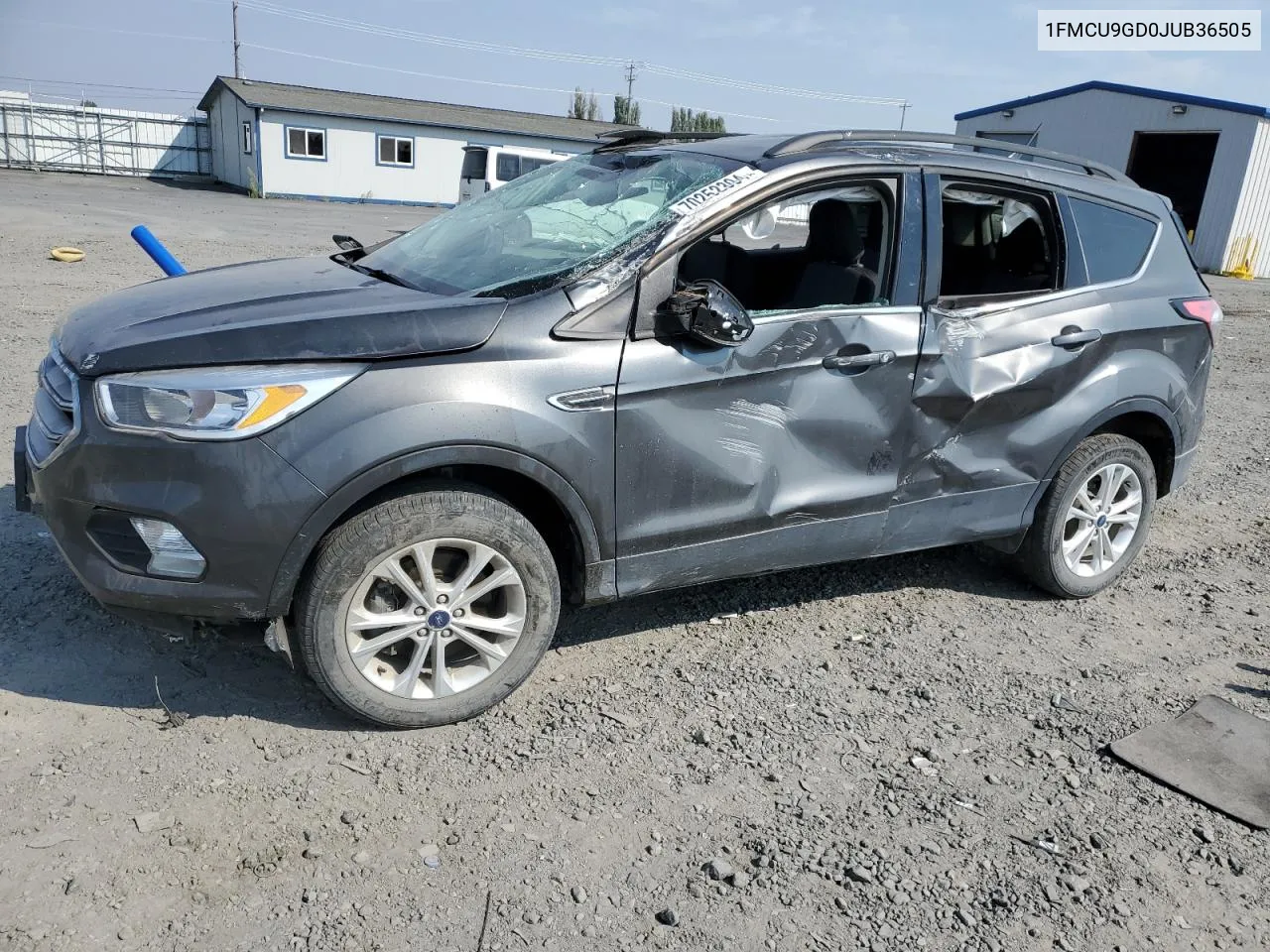 2018 Ford Escape Se VIN: 1FMCU9GD0JUB36505 Lot: 70252394