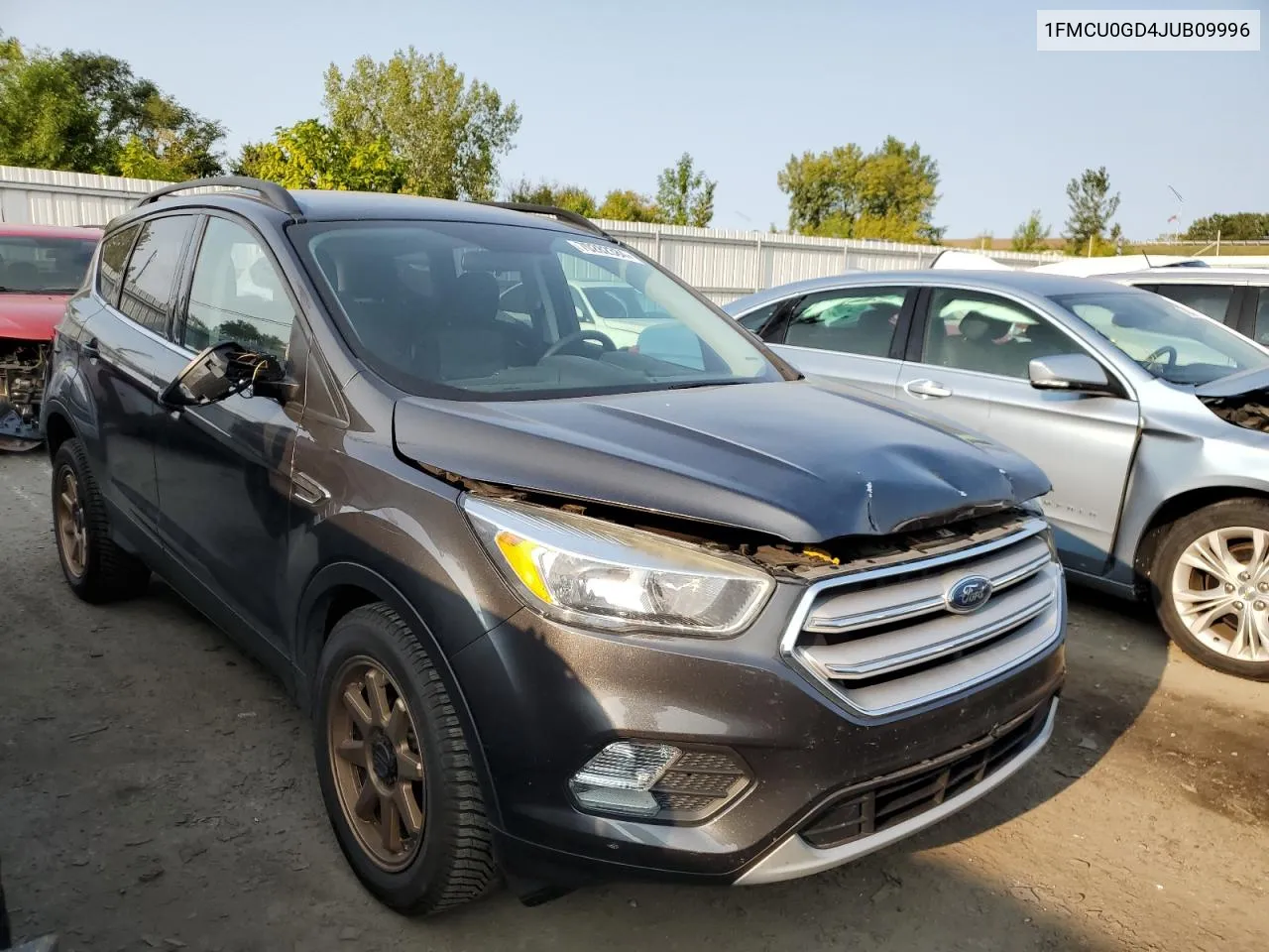 2018 Ford Escape Se VIN: 1FMCU0GD4JUB09996 Lot: 70282384