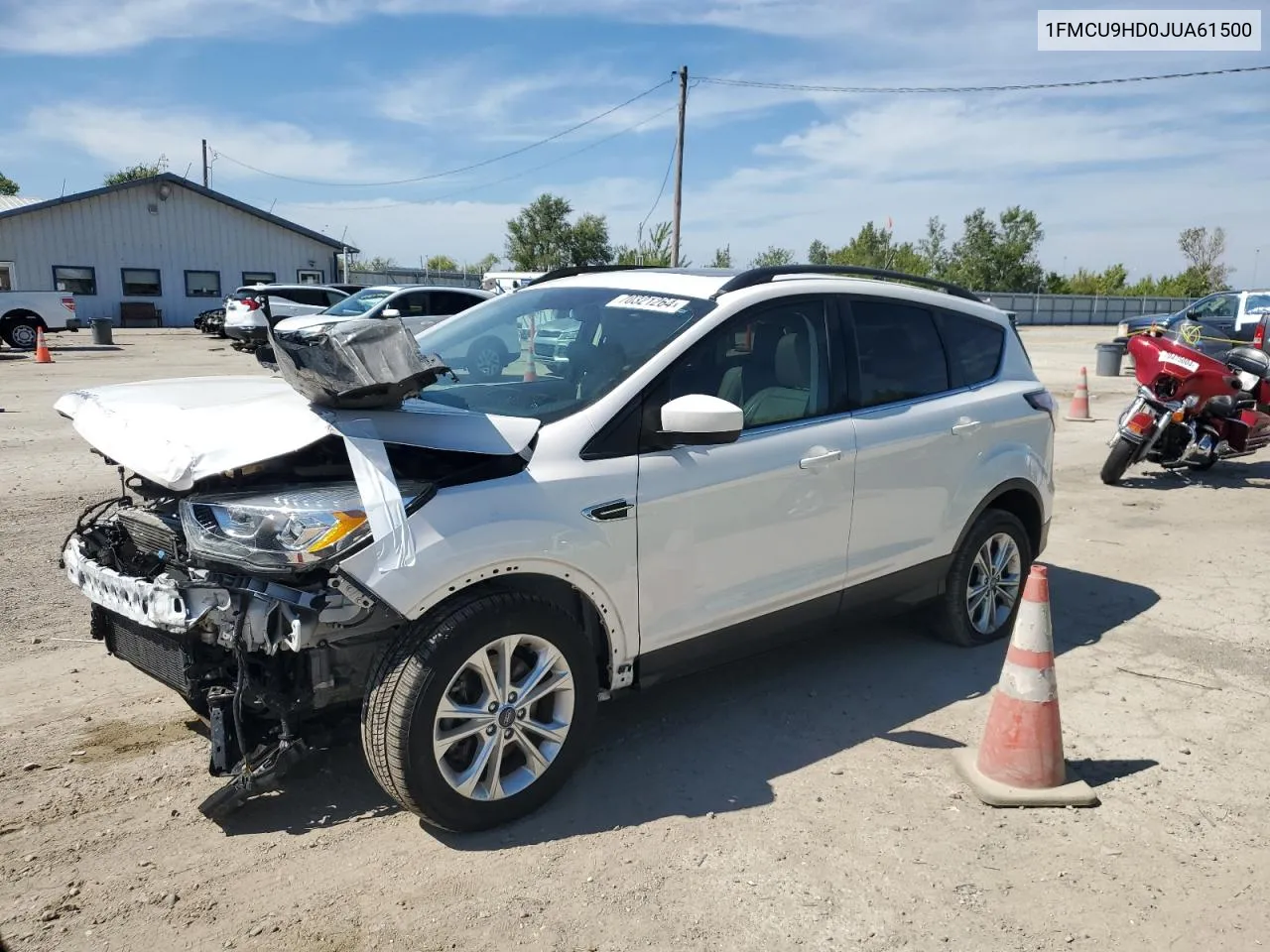 2018 Ford Escape Sel VIN: 1FMCU9HD0JUA61500 Lot: 70321264