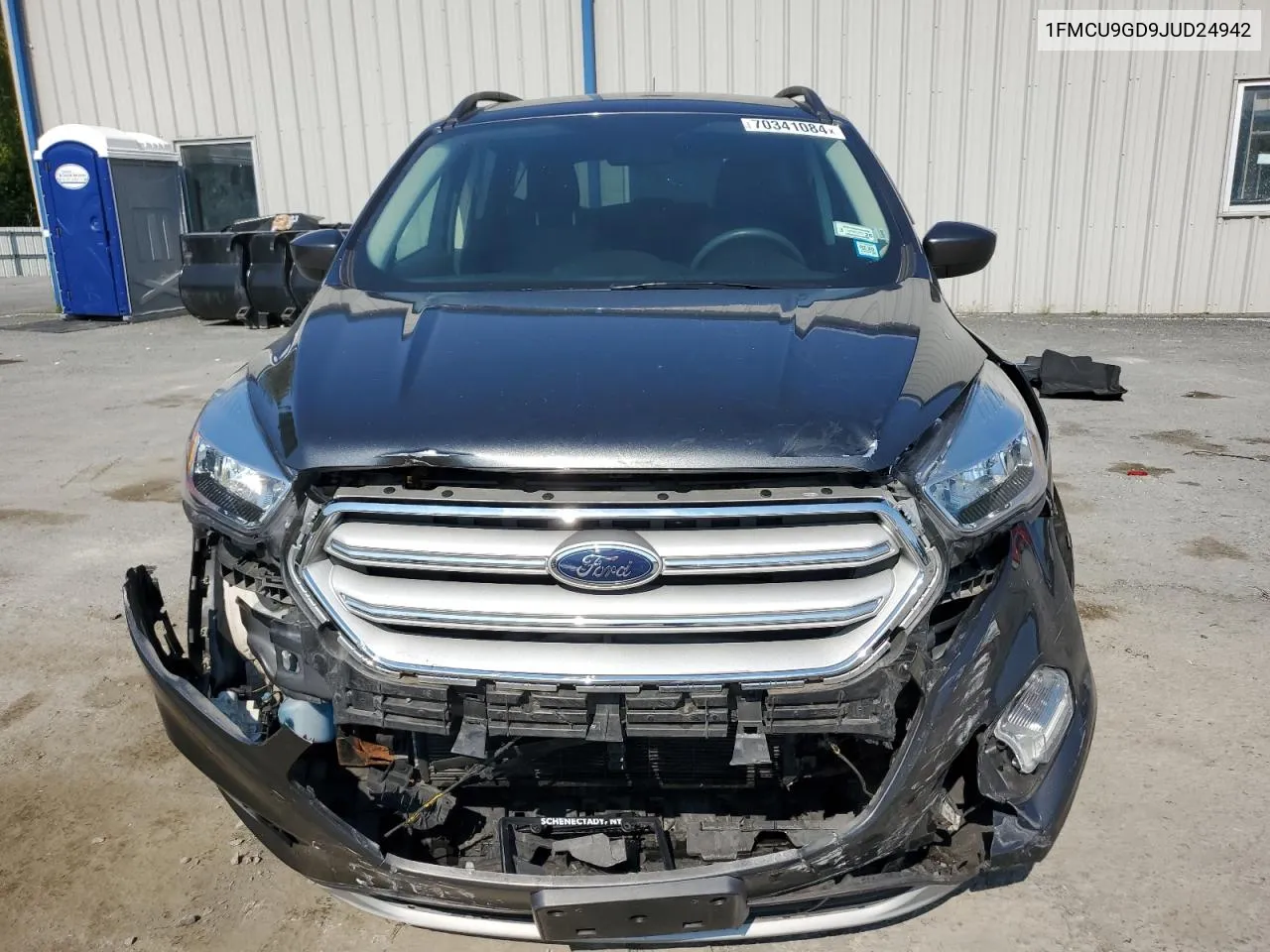 2018 Ford Escape Se VIN: 1FMCU9GD9JUD24942 Lot: 70341084