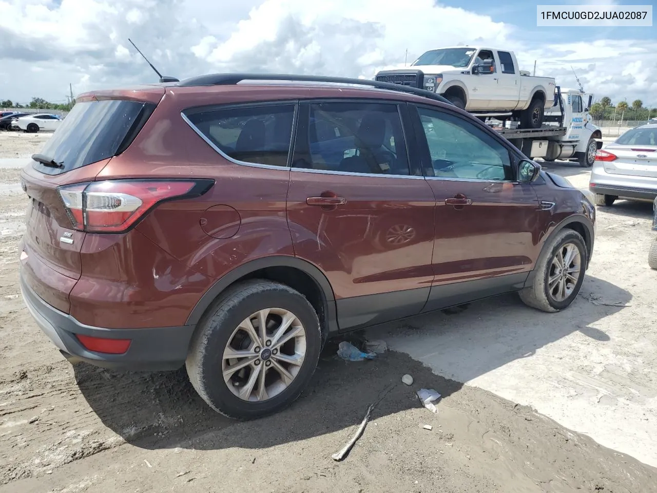 2018 Ford Escape Se VIN: 1FMCU0GD2JUA02087 Lot: 70383684