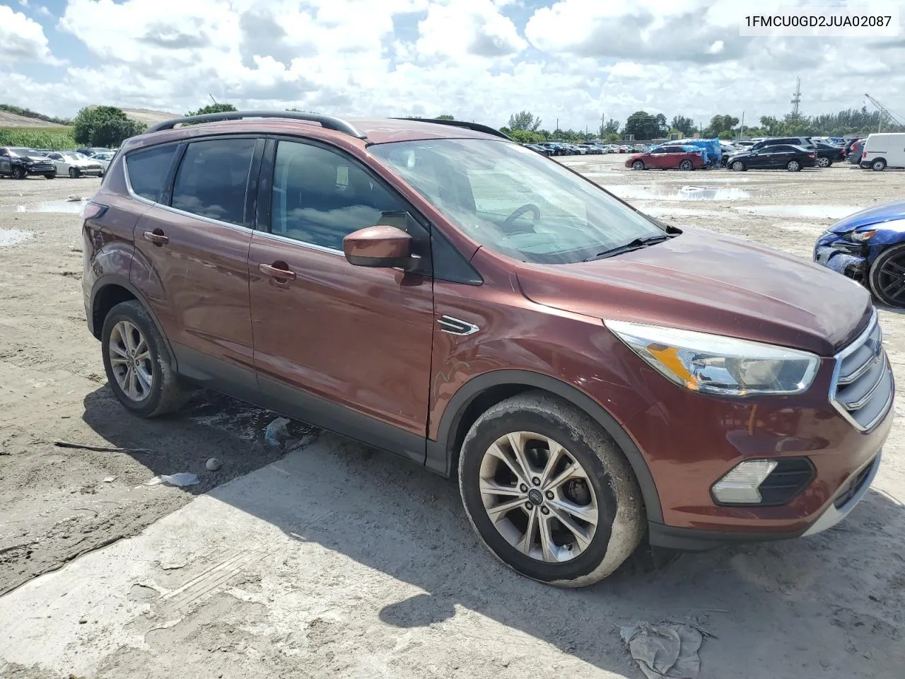 2018 Ford Escape Se VIN: 1FMCU0GD2JUA02087 Lot: 70383684