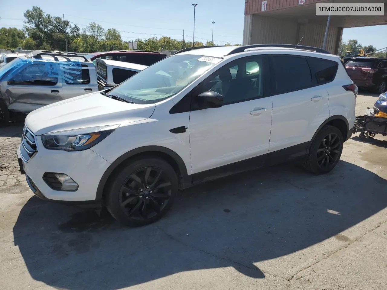 2018 Ford Escape Se VIN: 1FMCU0GD7JUD36308 Lot: 70386334