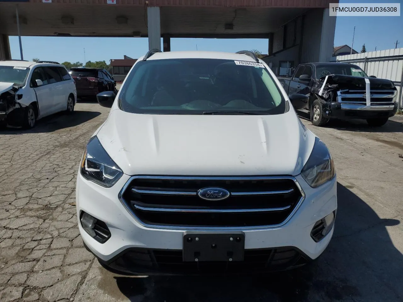 1FMCU0GD7JUD36308 2018 Ford Escape Se