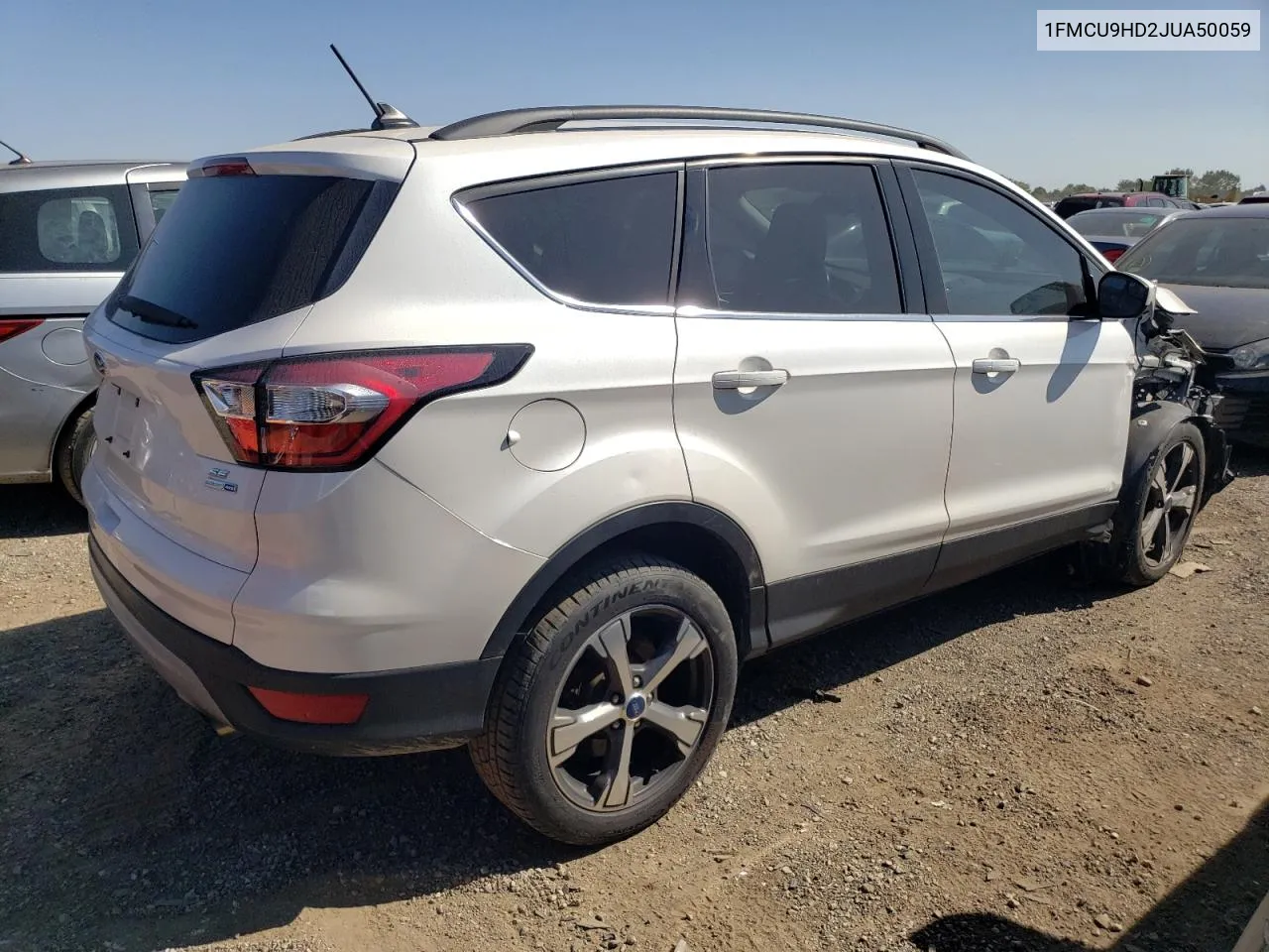 2018 Ford Escape Sel VIN: 1FMCU9HD2JUA50059 Lot: 70588934