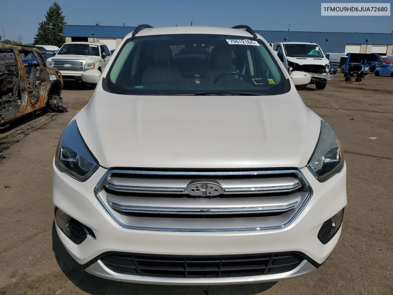 2018 Ford Escape Sel VIN: 1FMCU9HD6JUA72680 Lot: 70612184