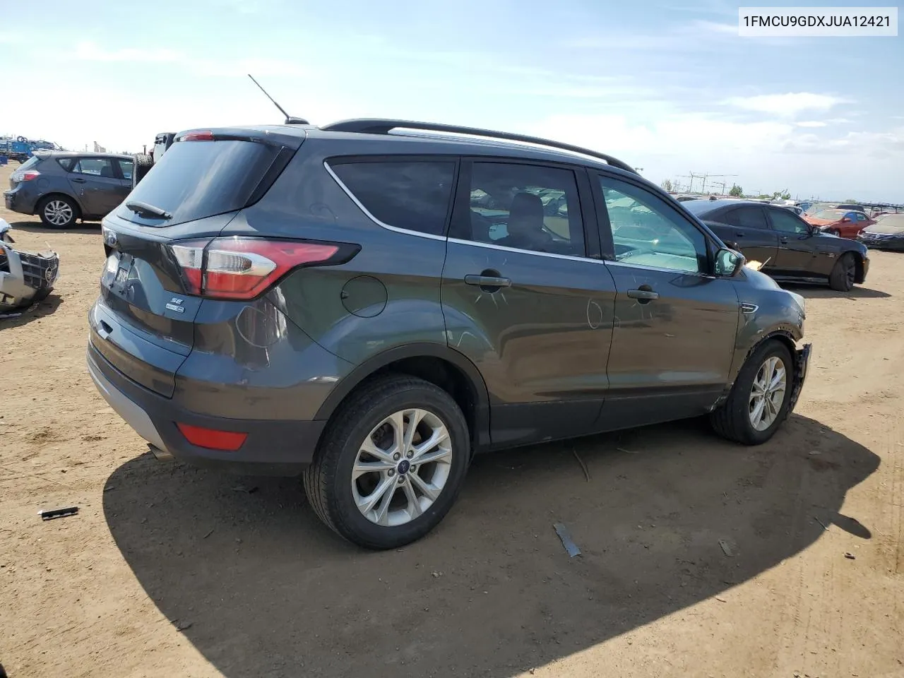 2018 Ford Escape Se VIN: 1FMCU9GDXJUA12421 Lot: 70716104