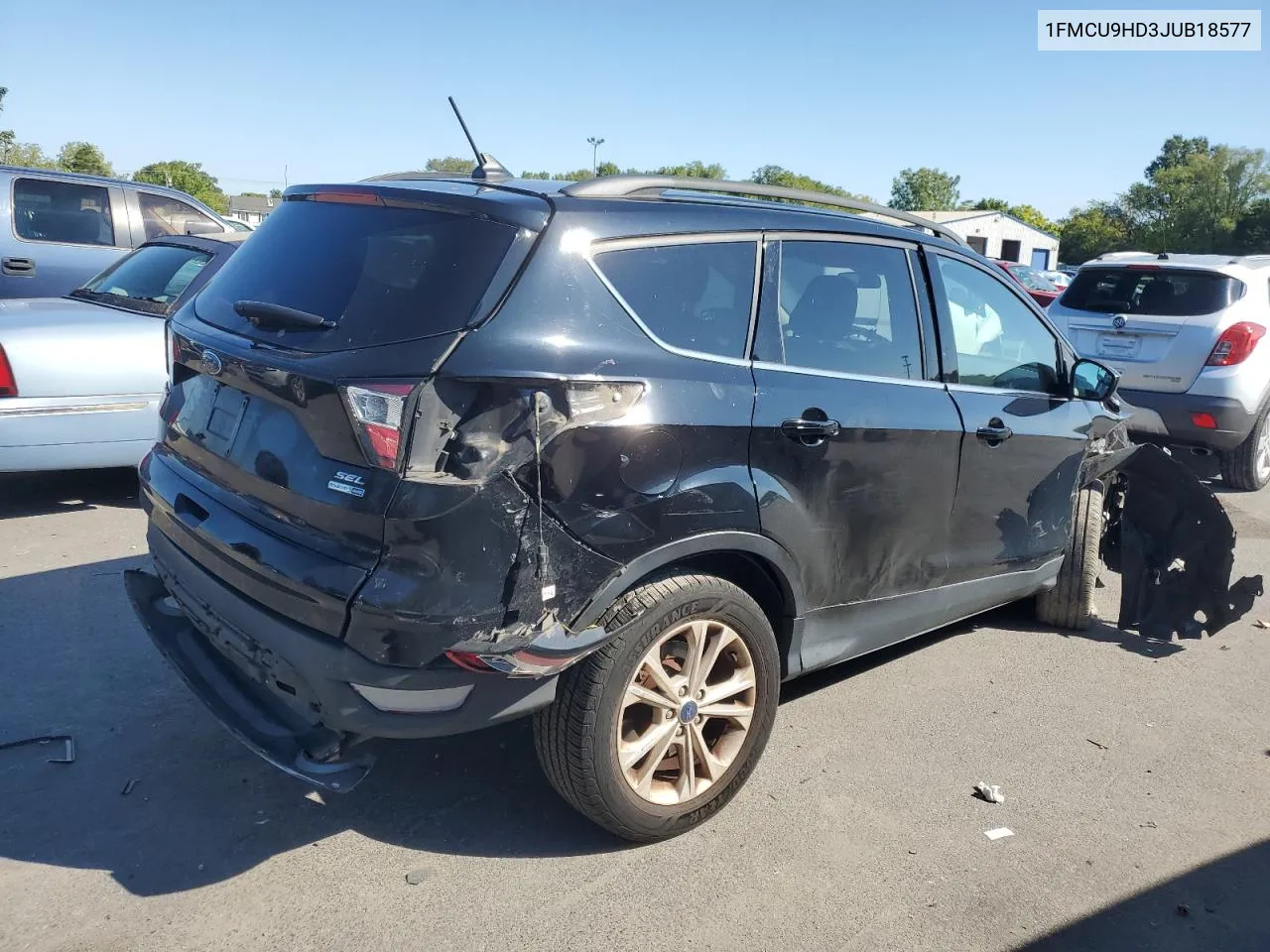 2018 Ford Escape Sel VIN: 1FMCU9HD3JUB18577 Lot: 70825714