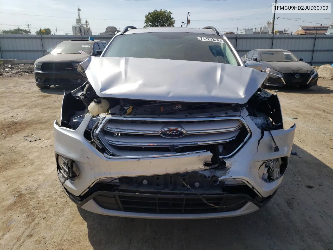 2018 Ford Escape Sel VIN: 1FMCU9HD2JUD30709 Lot: 71223324