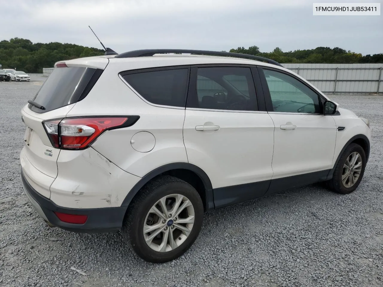 2018 Ford Escape Sel VIN: 1FMCU9HD1JUB53411 Lot: 71320764