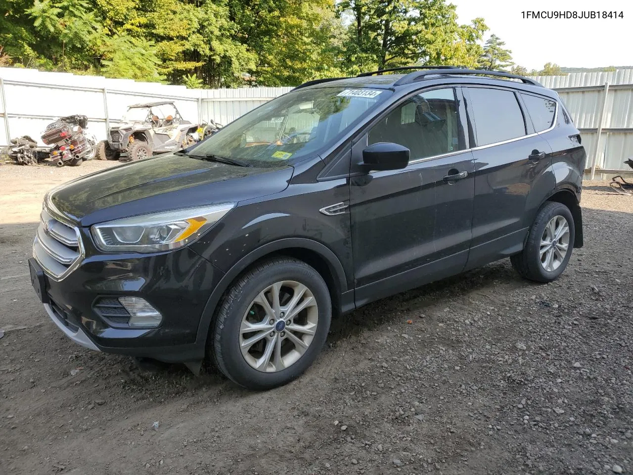 2018 Ford Escape Sel VIN: 1FMCU9HD8JUB18414 Lot: 71403134