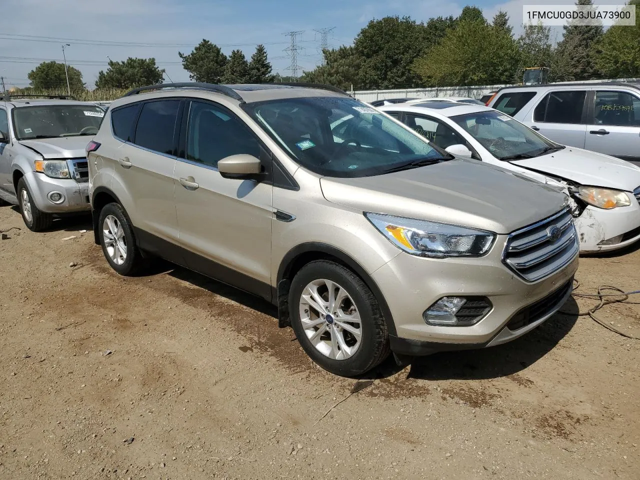 2018 Ford Escape Se VIN: 1FMCU0GD3JUA73900 Lot: 71407904