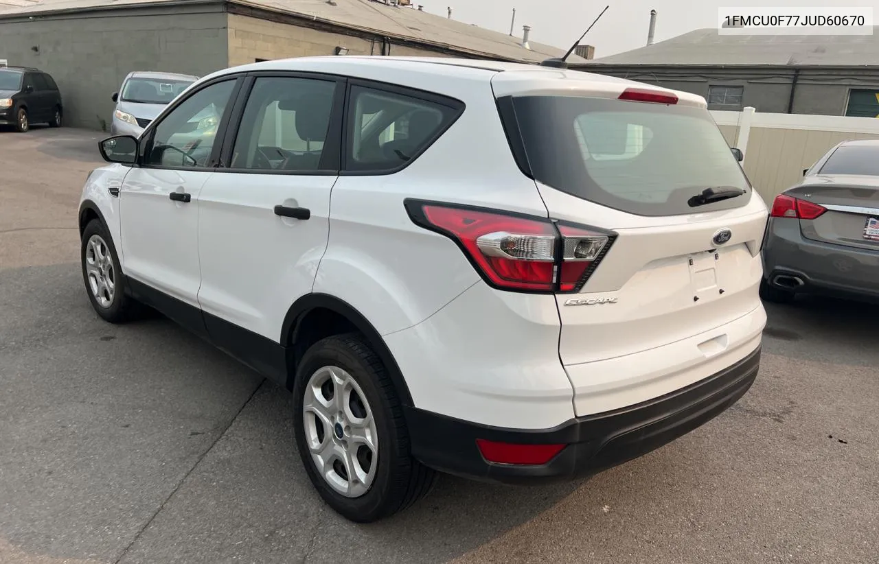 1FMCU0F77JUD60670 2018 Ford Escape S