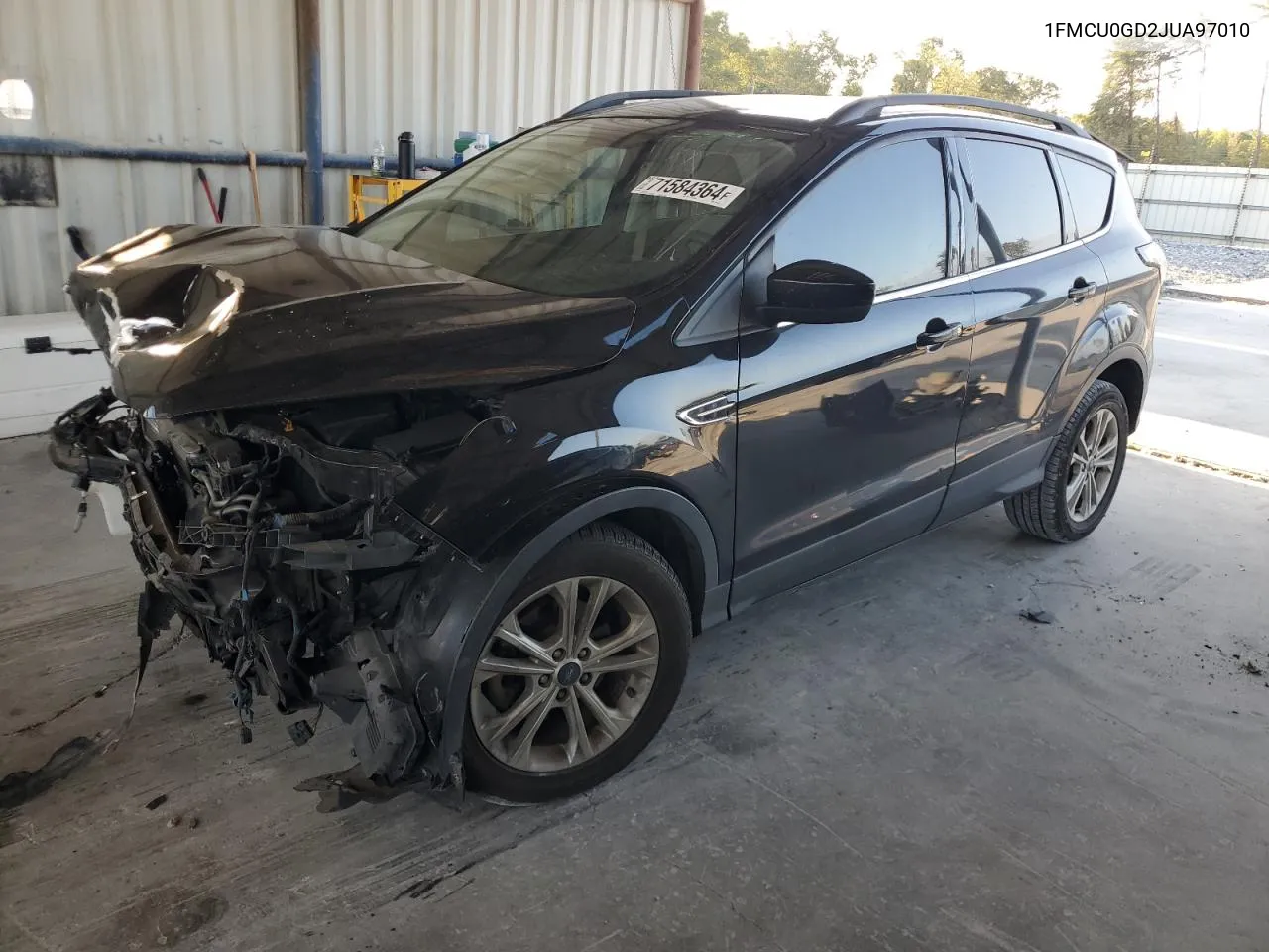 1FMCU0GD2JUA97010 2018 Ford Escape Se