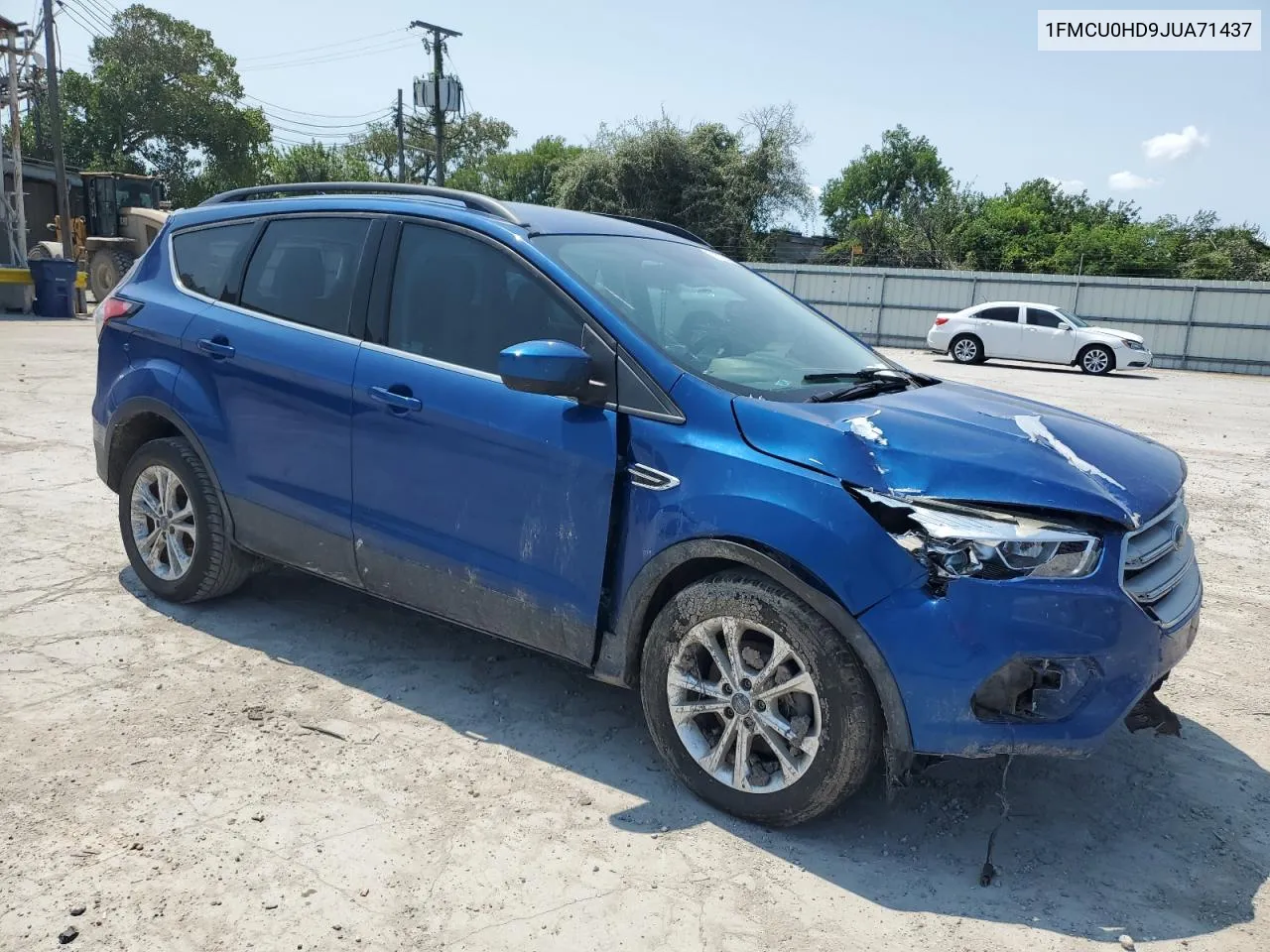 2018 Ford Escape Sel VIN: 1FMCU0HD9JUA71437 Lot: 71727574