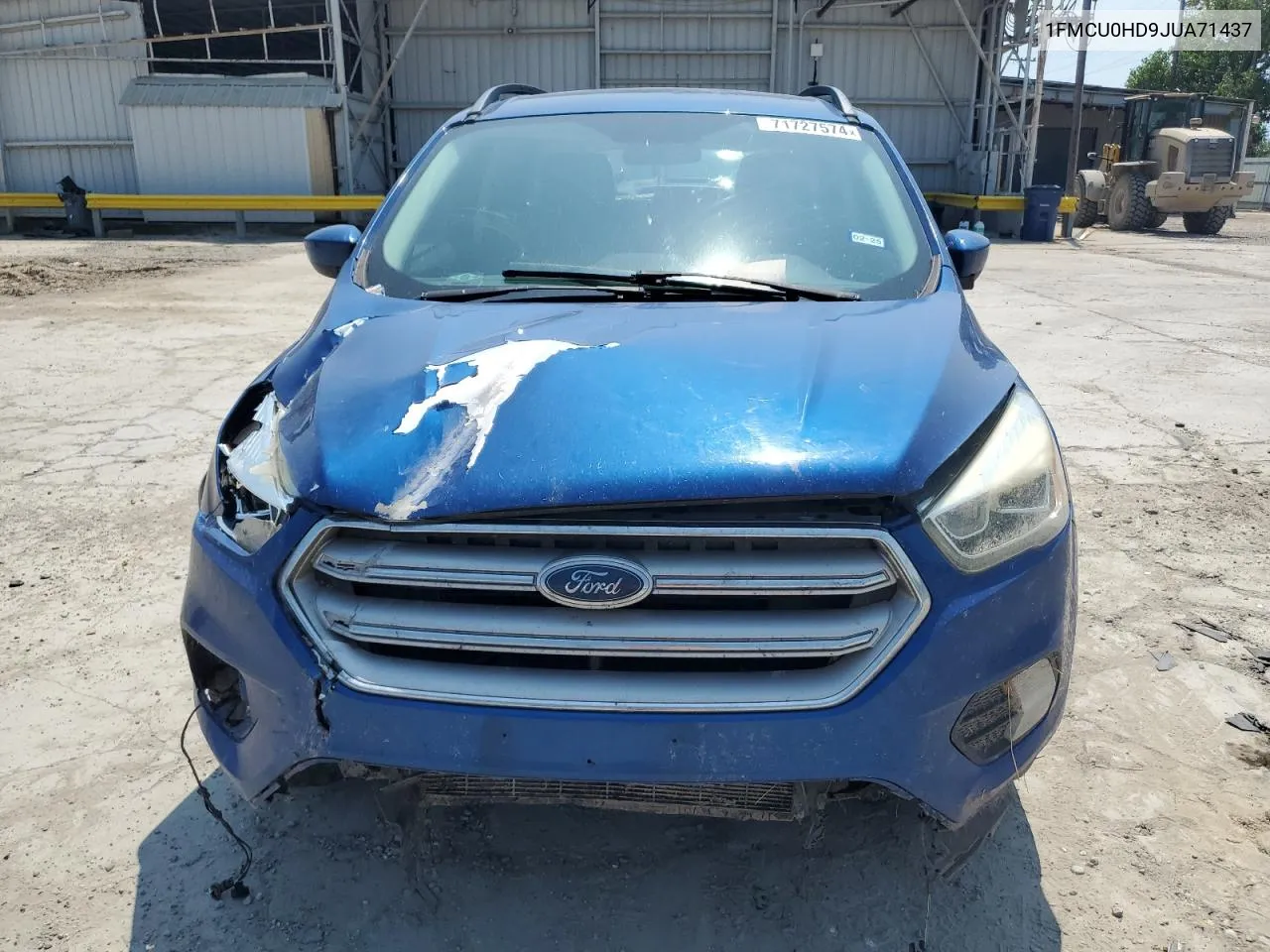 2018 Ford Escape Sel VIN: 1FMCU0HD9JUA71437 Lot: 71727574