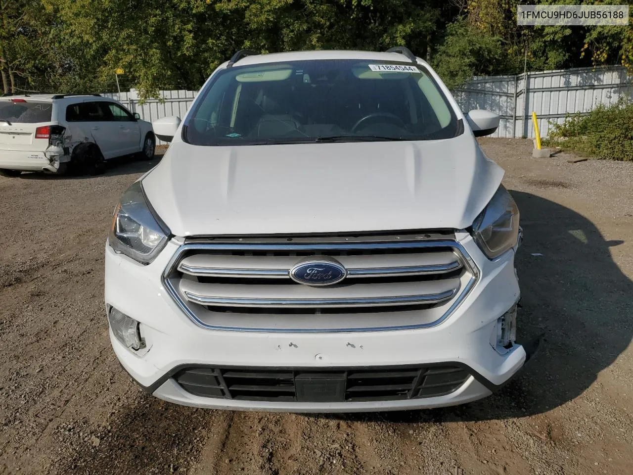 2018 Ford Escape Sel VIN: 1FMCU9HD6JUB56188 Lot: 71854544