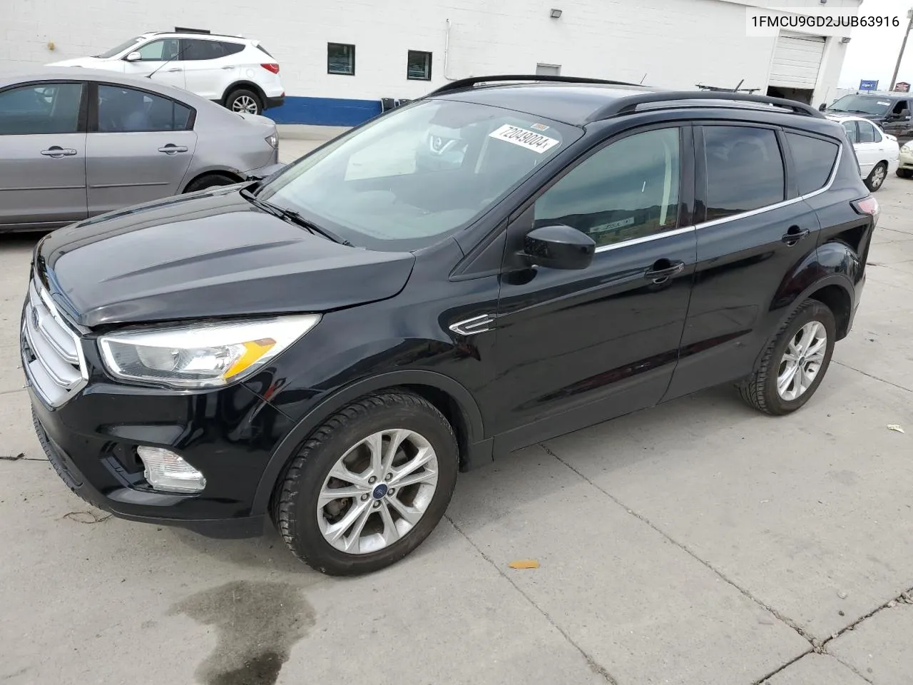 2018 Ford Escape Se VIN: 1FMCU9GD2JUB63916 Lot: 72049004