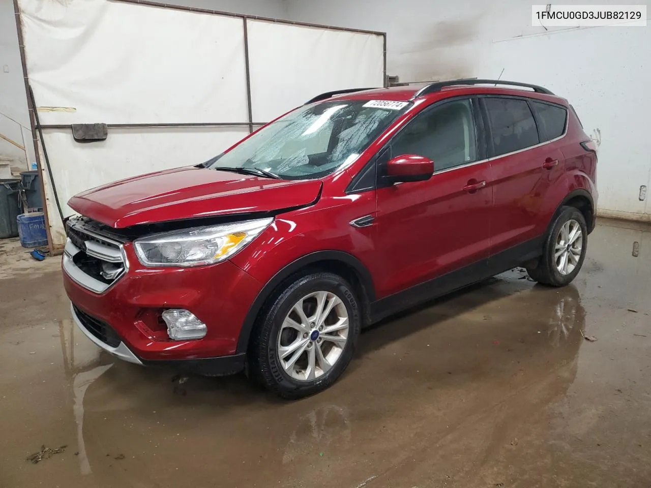 2018 Ford Escape Se VIN: 1FMCU0GD3JUB82129 Lot: 72056774