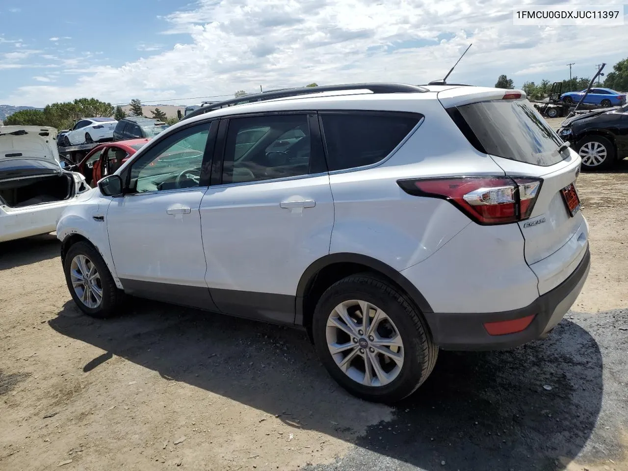 2018 Ford Escape Se VIN: 1FMCU0GDXJUC11397 Lot: 72460904