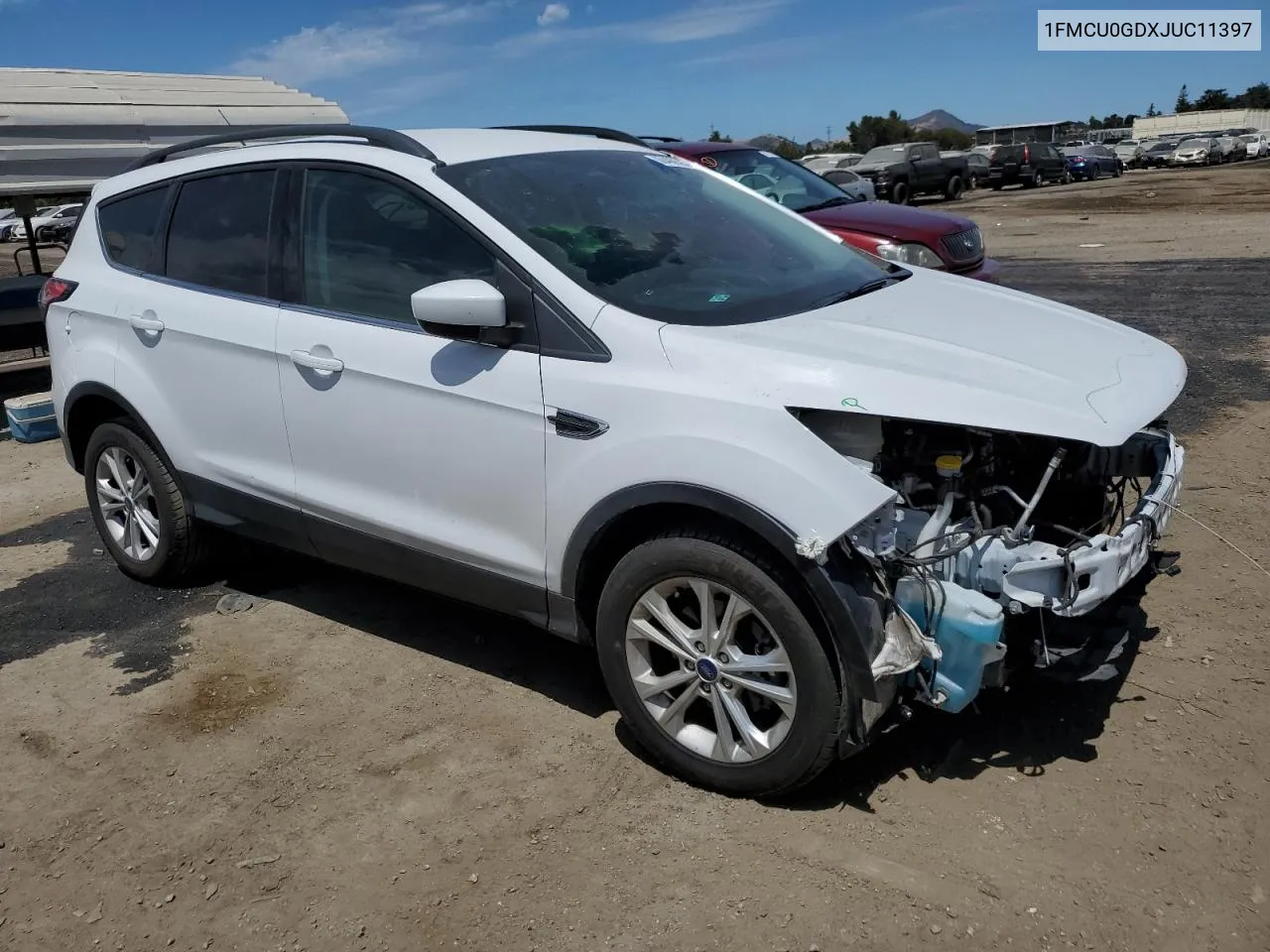 2018 Ford Escape Se VIN: 1FMCU0GDXJUC11397 Lot: 72460904