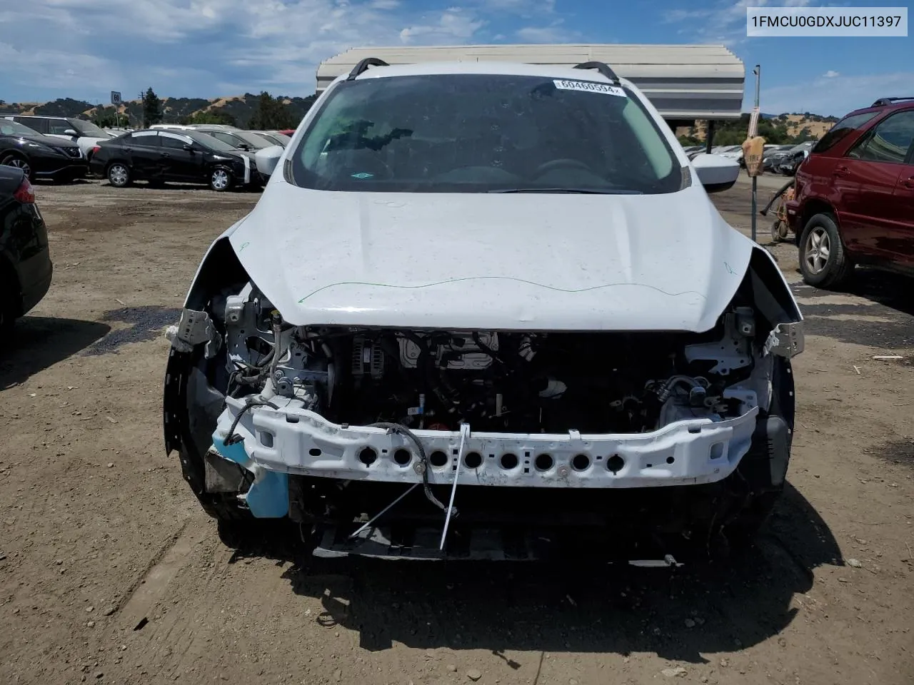 2018 Ford Escape Se VIN: 1FMCU0GDXJUC11397 Lot: 72460904