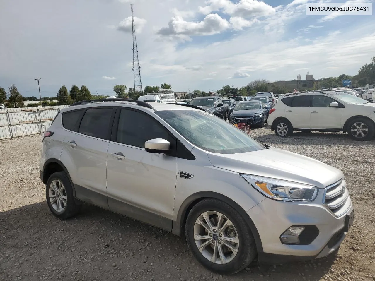 2018 Ford Escape Se VIN: 1FMCU9GD6JUC76431 Lot: 72464334