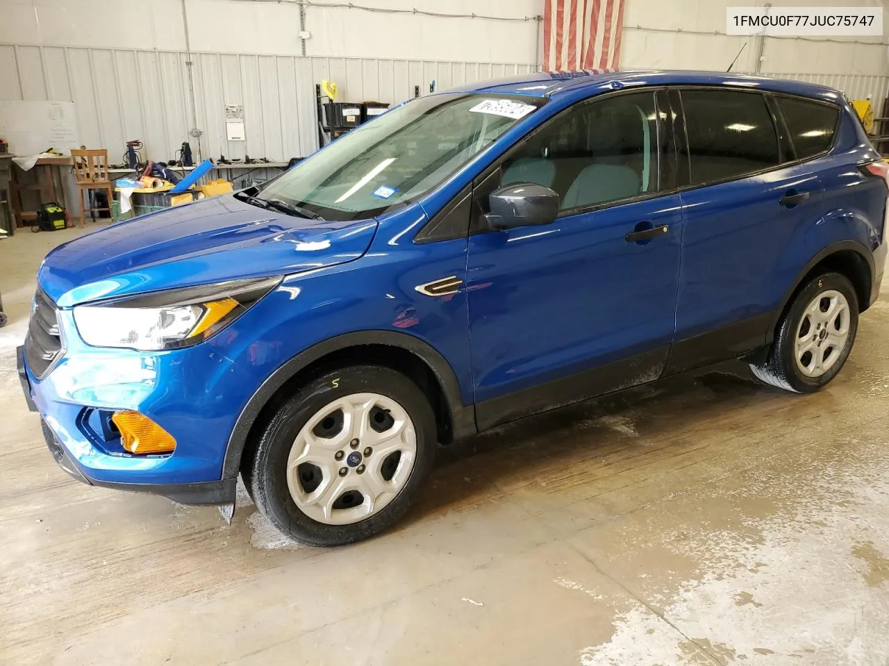 2018 Ford Escape S VIN: 1FMCU0F77JUC75747 Lot: 72695004