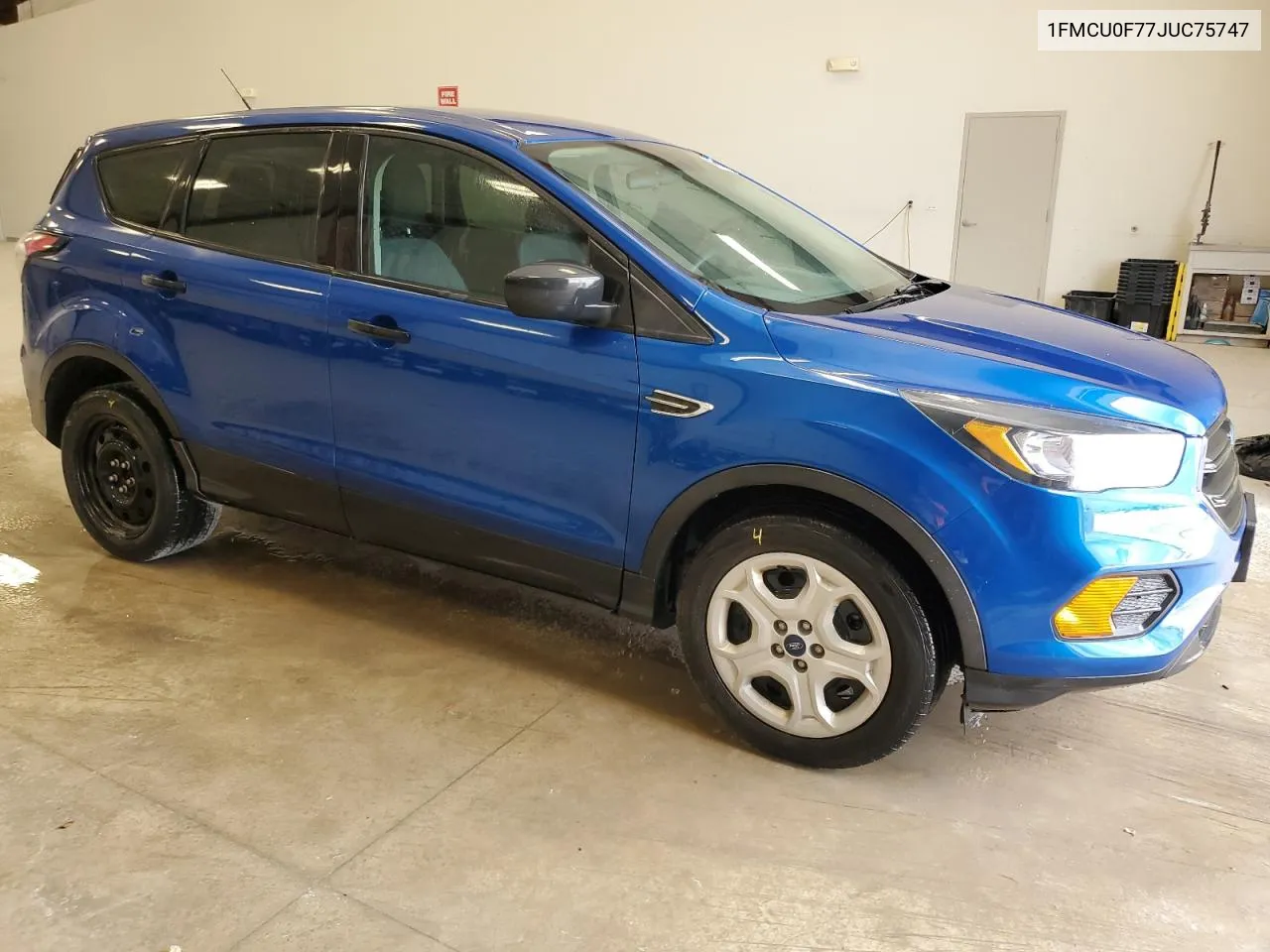 2018 Ford Escape S VIN: 1FMCU0F77JUC75747 Lot: 72695004