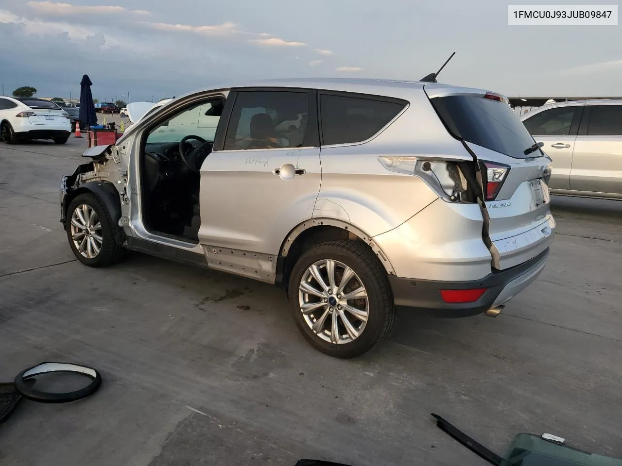 2018 Ford Escape Titanium VIN: 1FMCU0J93JUB09847 Lot: 72895694