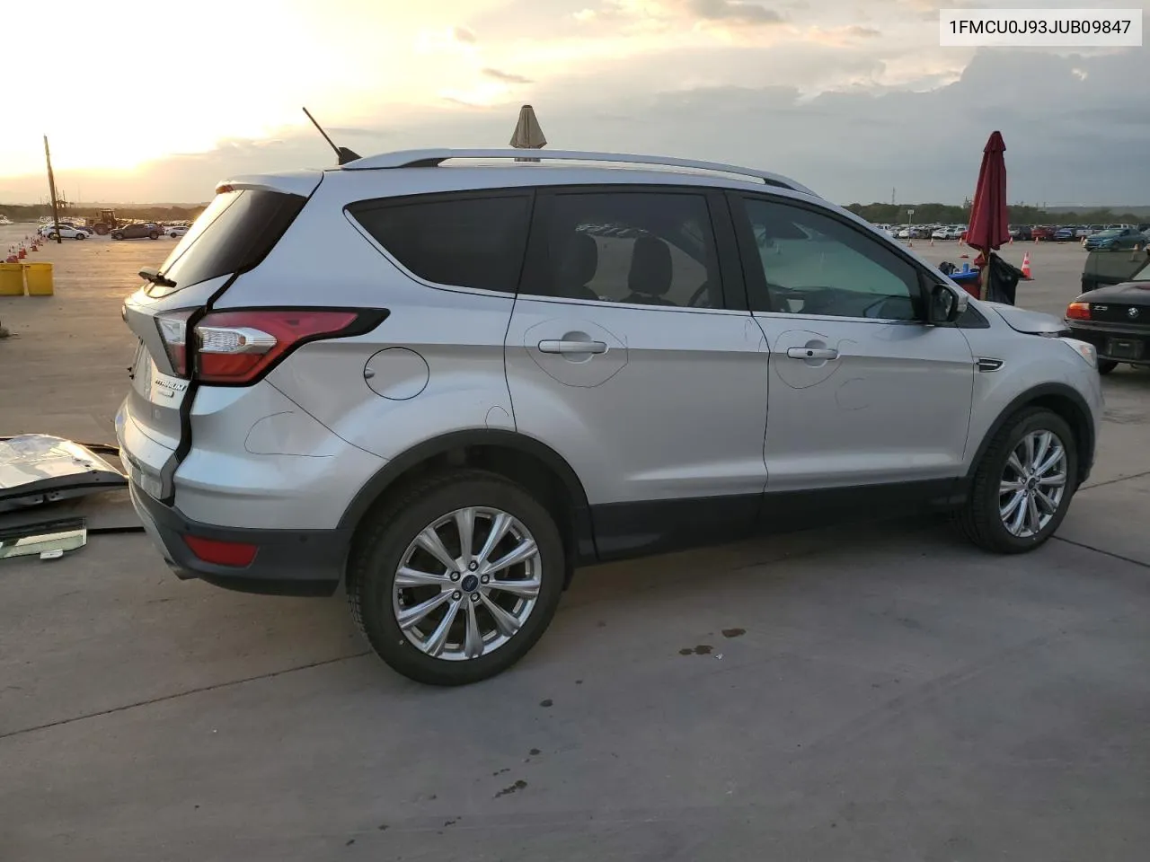 2018 Ford Escape Titanium VIN: 1FMCU0J93JUB09847 Lot: 72895694