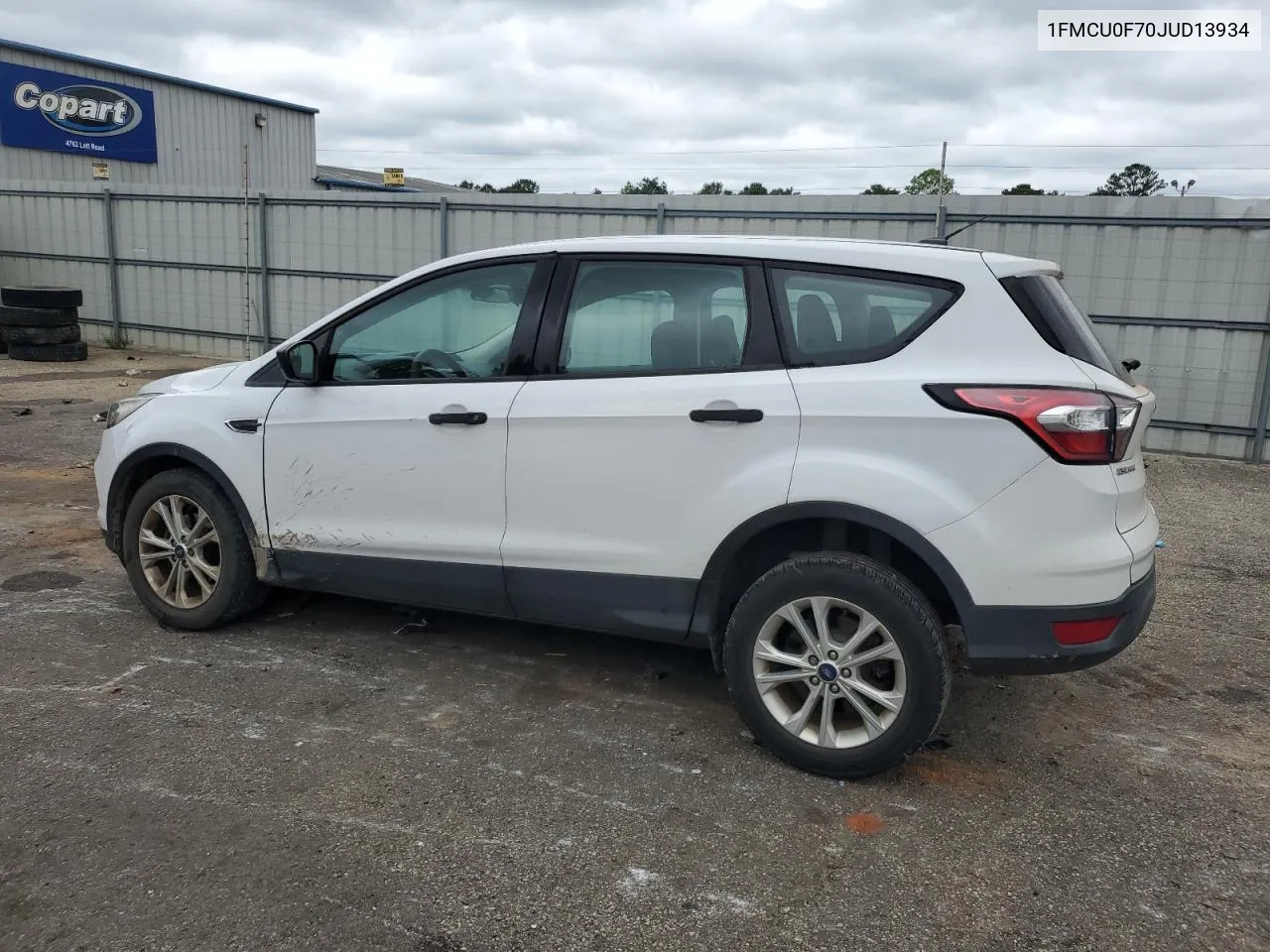 2018 Ford Escape S VIN: 1FMCU0F70JUD13934 Lot: 73122974