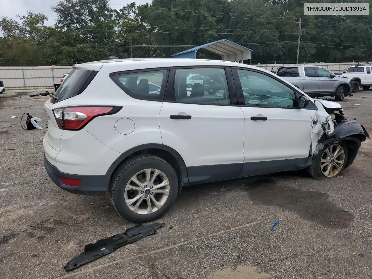 2018 Ford Escape S VIN: 1FMCU0F70JUD13934 Lot: 73122974