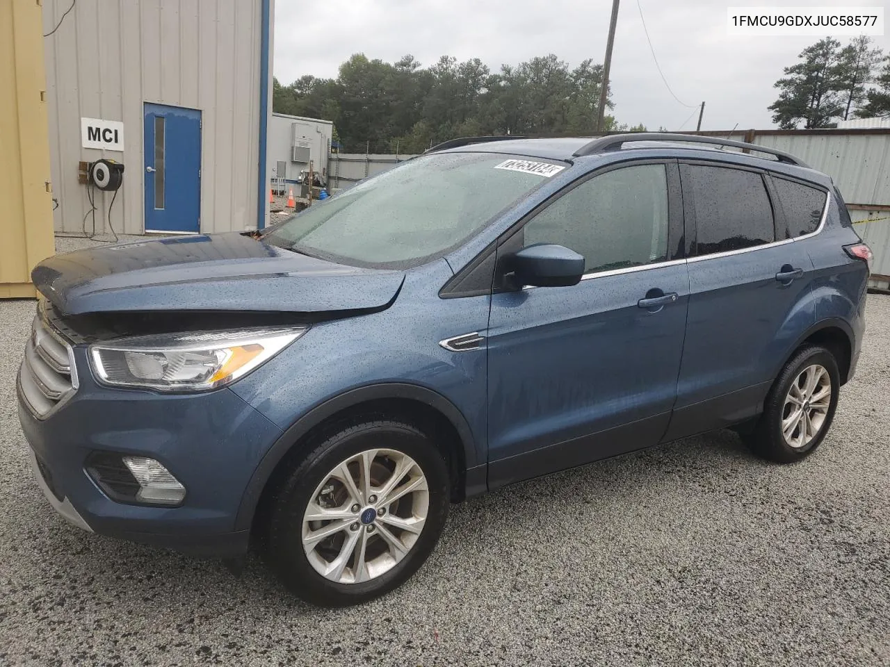 2018 Ford Escape Se VIN: 1FMCU9GDXJUC58577 Lot: 73253184