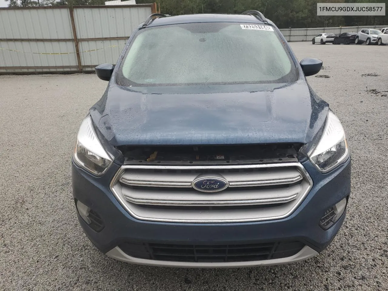 2018 Ford Escape Se VIN: 1FMCU9GDXJUC58577 Lot: 73253184