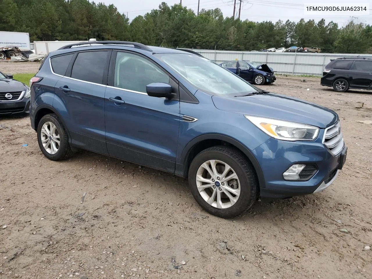 2018 Ford Escape Se VIN: 1FMCU9GD6JUA62314 Lot: 73352804