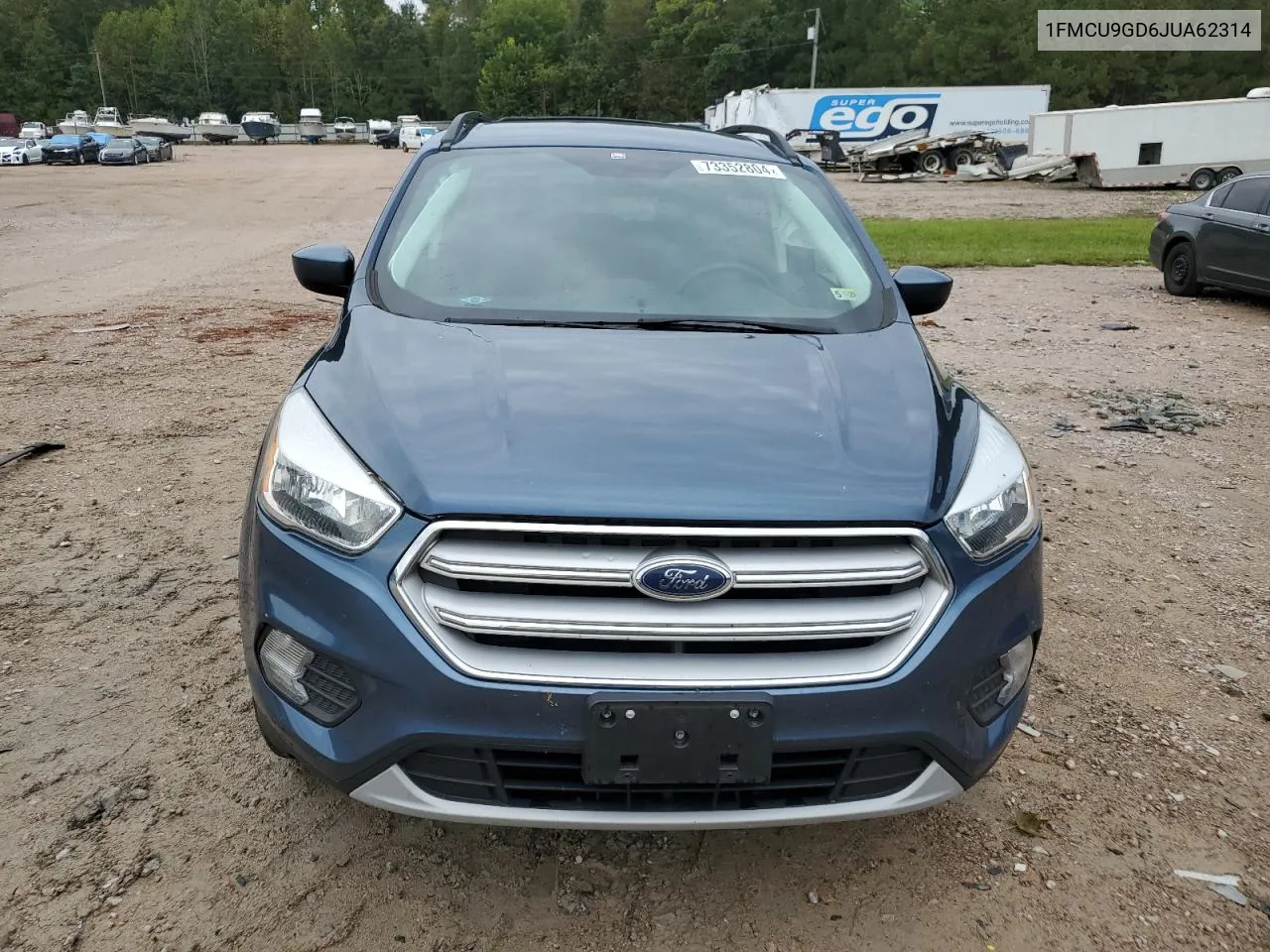 2018 Ford Escape Se VIN: 1FMCU9GD6JUA62314 Lot: 73352804