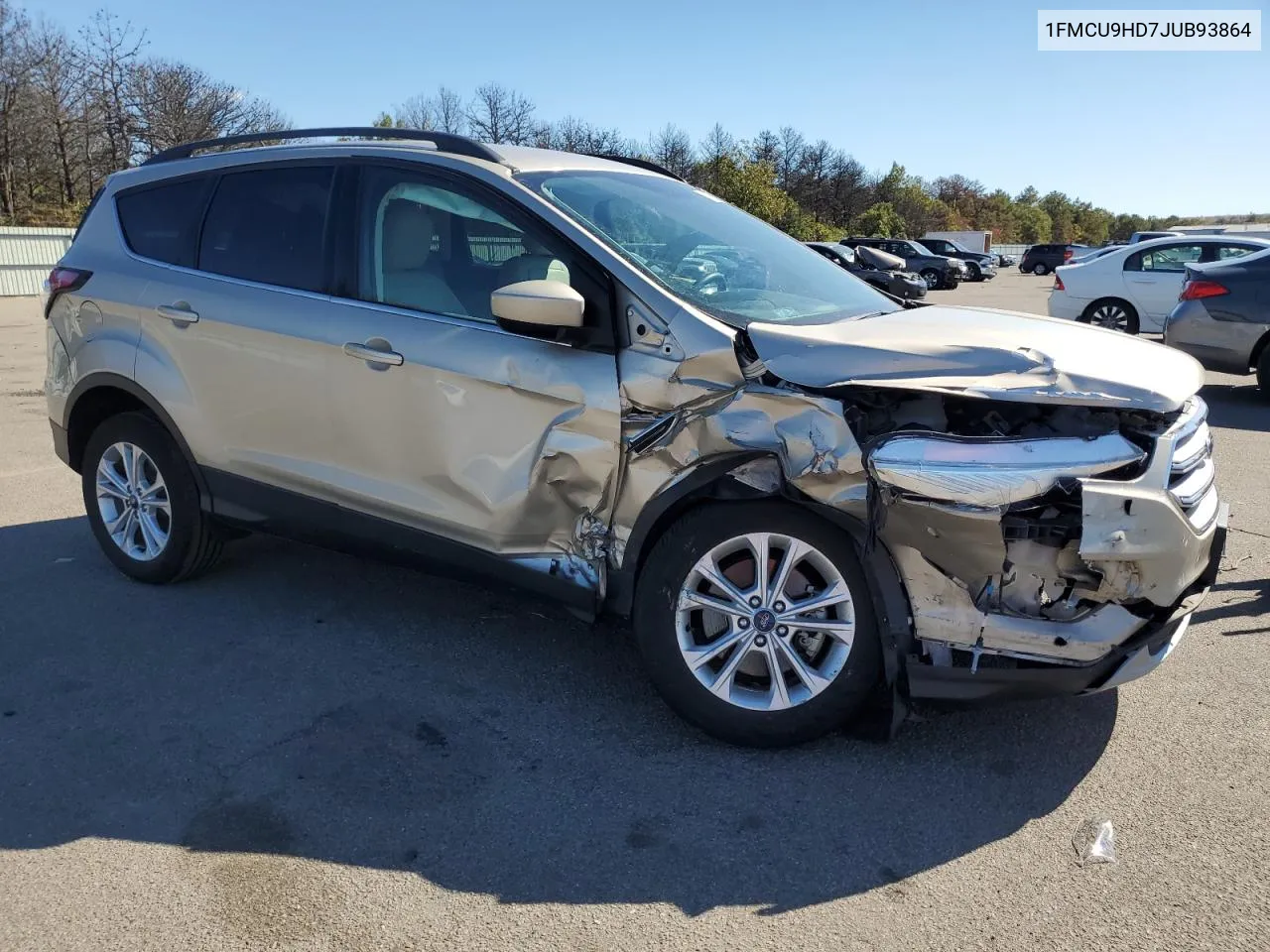 2018 Ford Escape Sel VIN: 1FMCU9HD7JUB93864 Lot: 73563374