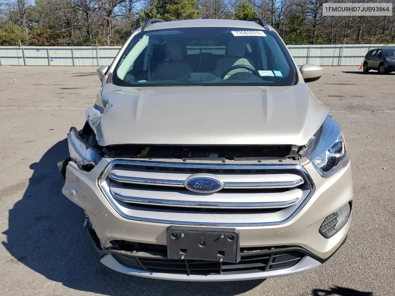 2018 Ford Escape Sel VIN: 1FMCU9HD7JUB93864 Lot: 73563374