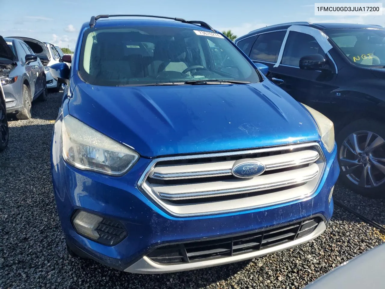 2018 Ford Escape Se VIN: 1FMCU0GD3JUA17200 Lot: 73676274