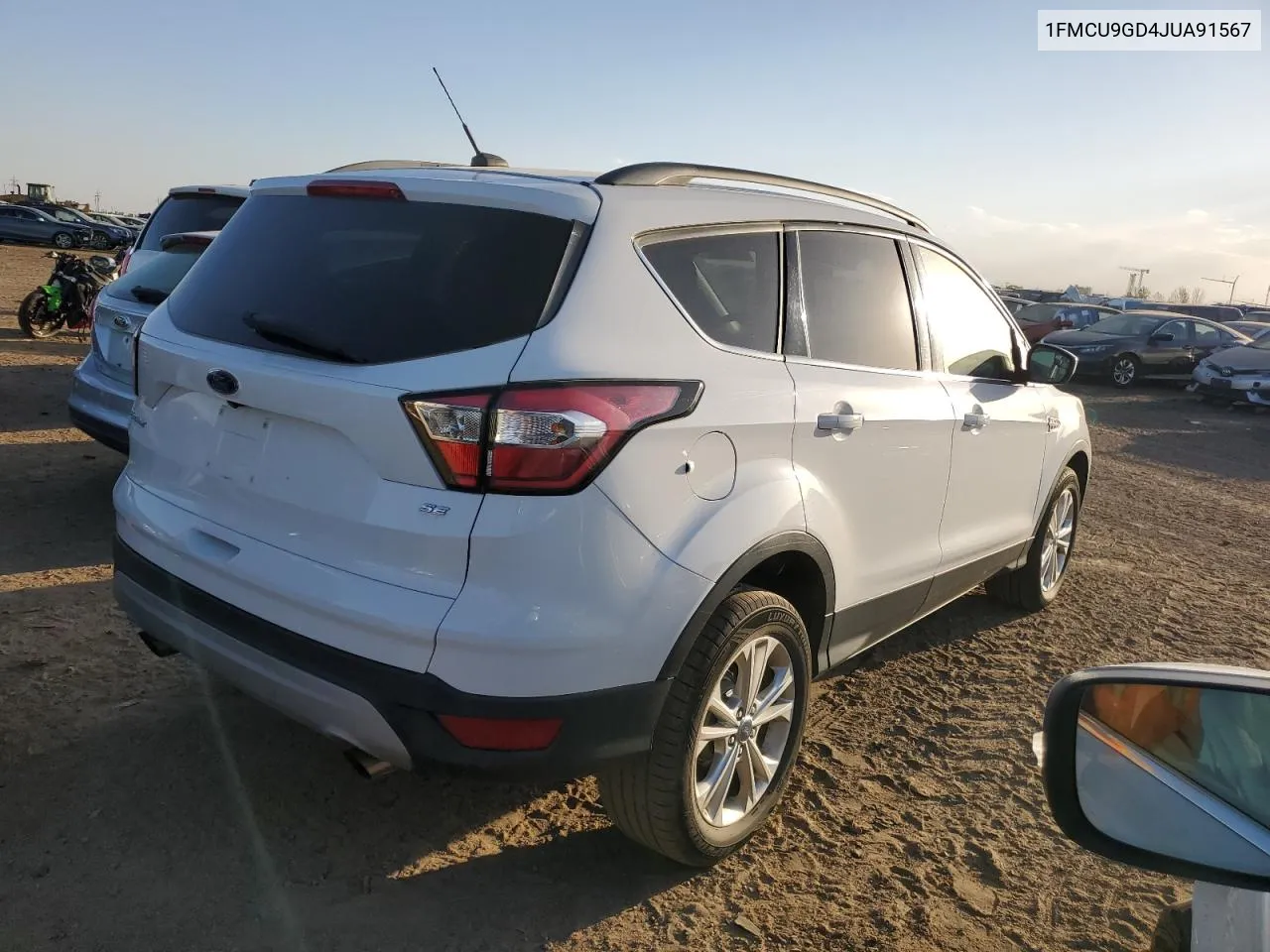 2018 Ford Escape Se VIN: 1FMCU9GD4JUA91567 Lot: 73702984