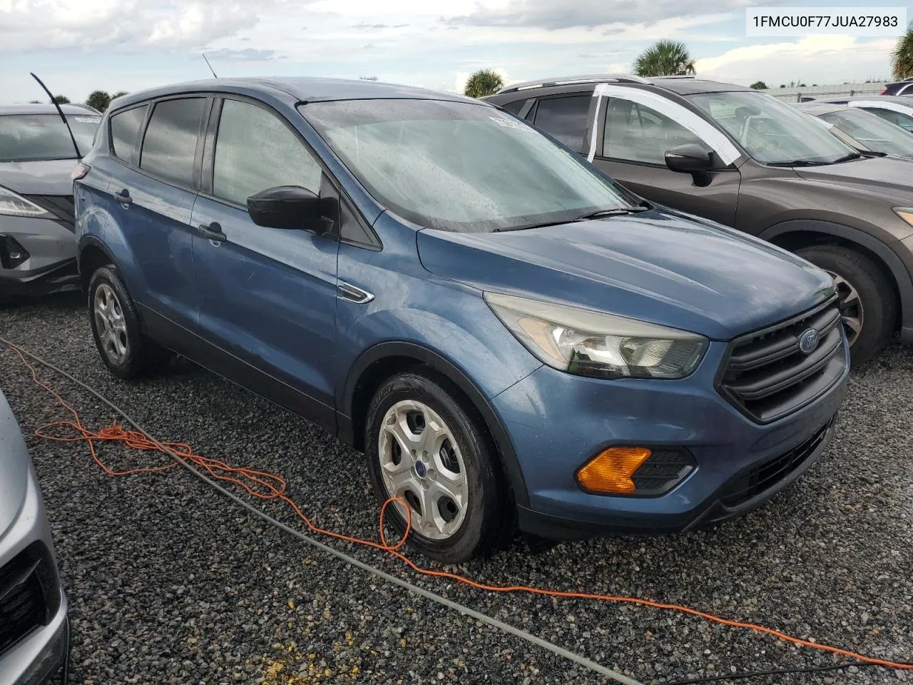 2018 Ford Escape S VIN: 1FMCU0F77JUA27983 Lot: 73918104