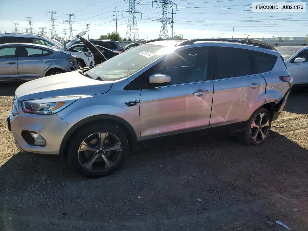 2018 Ford Escape Sel VIN: 1FMCU0HD1JUB21473 Lot: 73964644