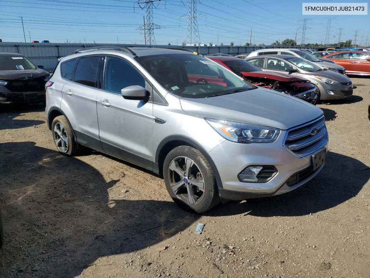 2018 Ford Escape Sel VIN: 1FMCU0HD1JUB21473 Lot: 73964644