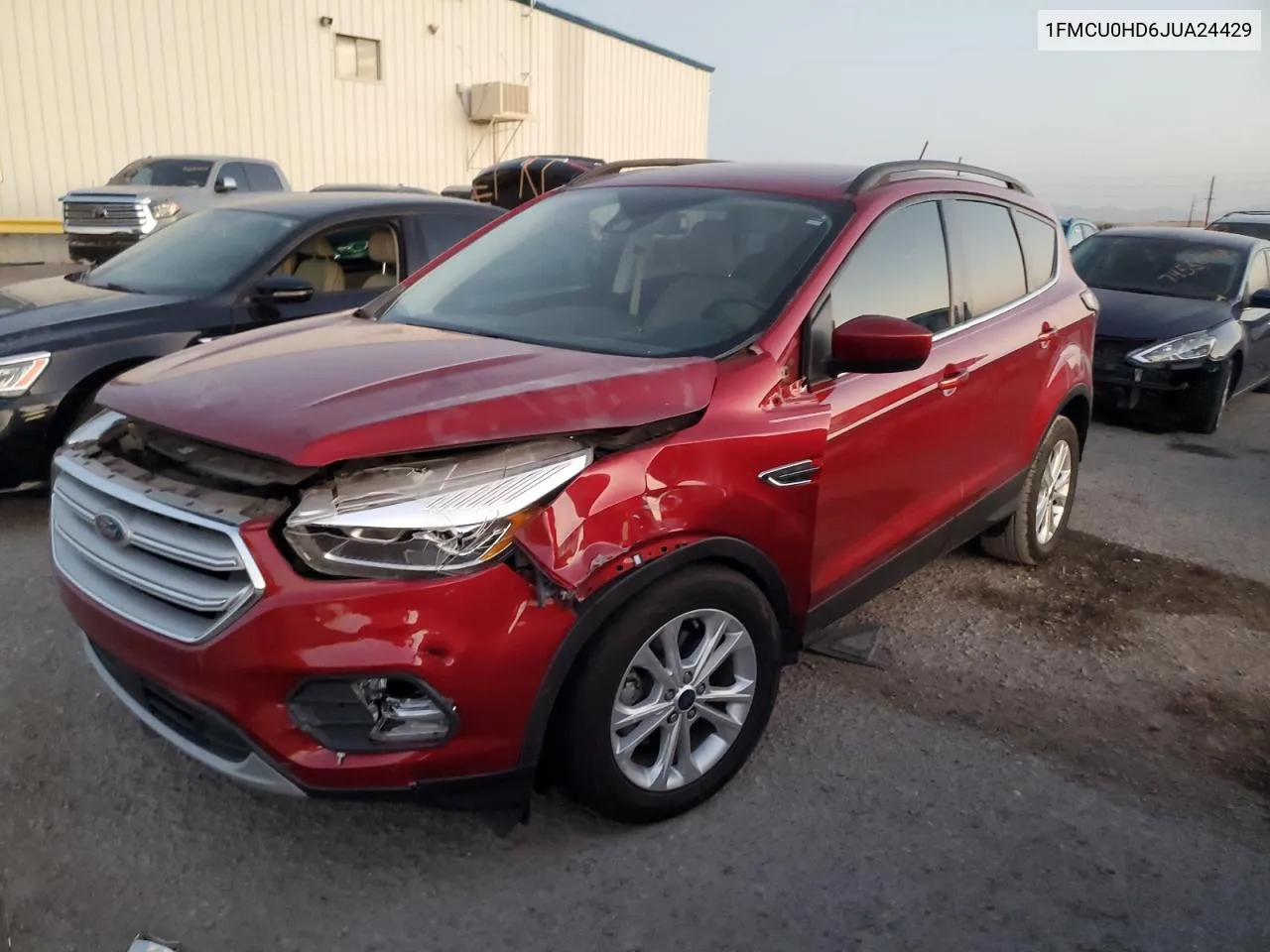 2018 Ford Escape Sel VIN: 1FMCU0HD6JUA24429 Lot: 73977204